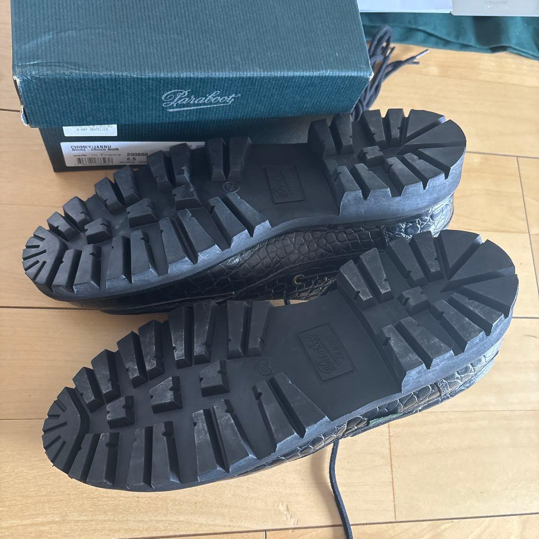 Paraboot Chimey/Jiannu 6.5 黒型押し