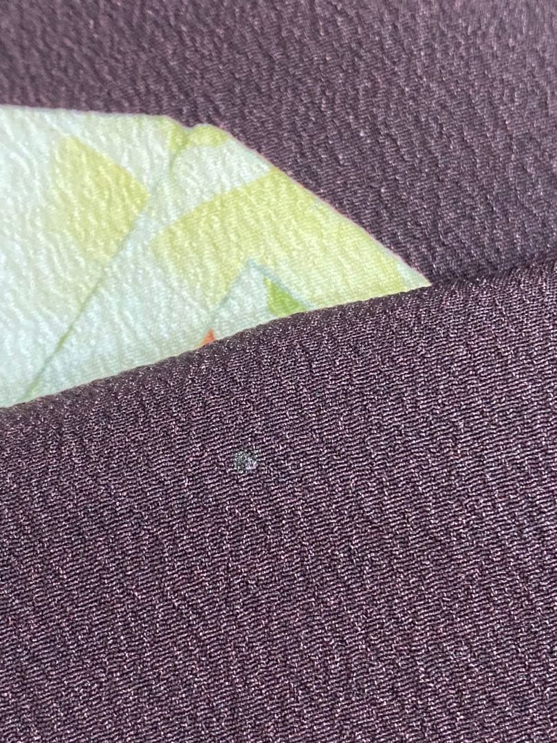 居内商店　トランプ模様 うさぎ柄　袷着物　ボルドー　不思議の国のアリス