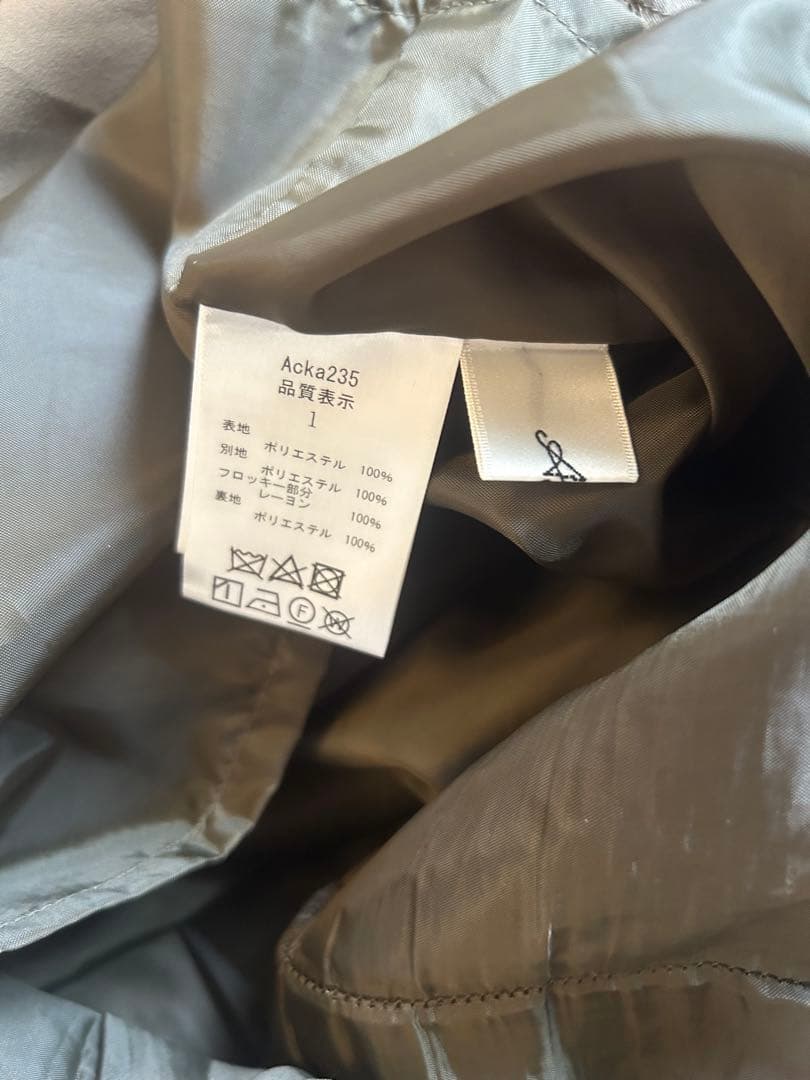 【美品】acka. オケージョンドレスsheer puff dress サイズ1