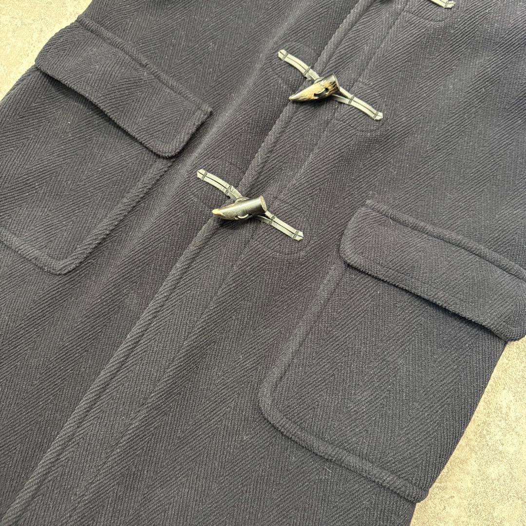 90s グローバーオール キングストン ヘリンボーン ダッフルコート ネイビー