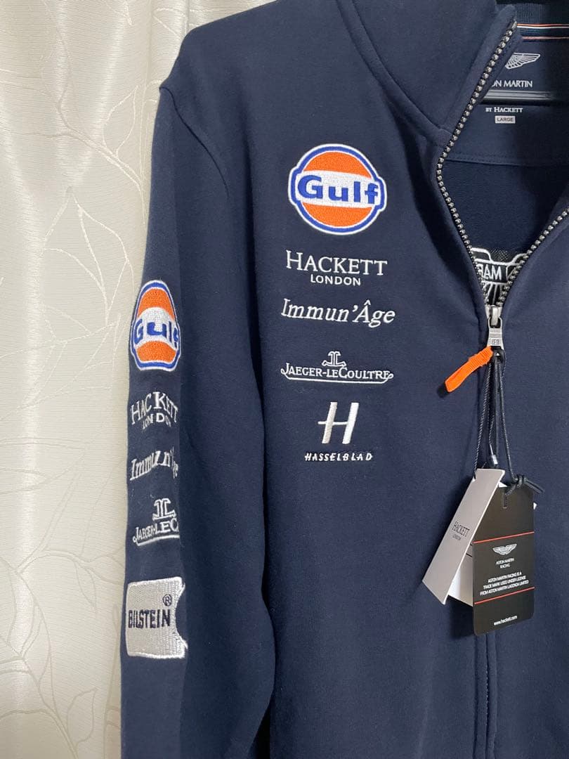 【新品】Gulf✖️Aston Martin Racing ジャケット　Lサイズ