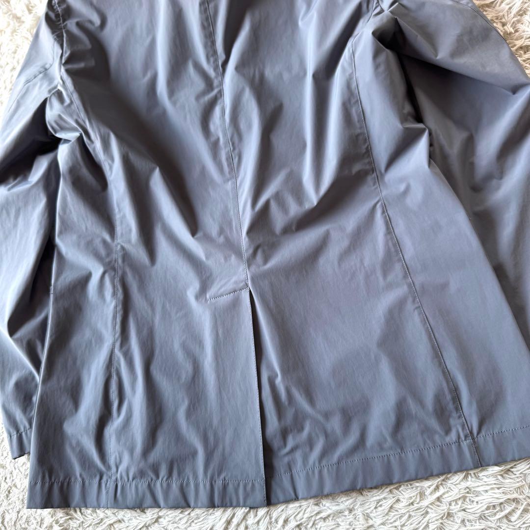 極美品　ヘルノ　ストレッチ　ナイロン　テーラードジャケット　アンコン　46