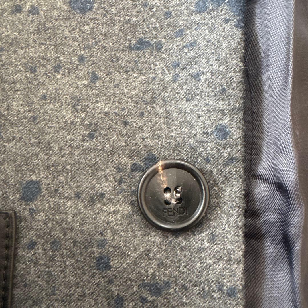 Fendi グレー ネイビー ジャケット　3A 100サイズ