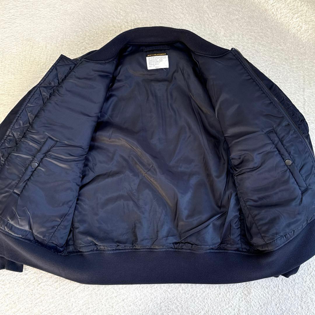 WAIPER B-15C MOD フライトジャケット MA-1 42 ネイビー