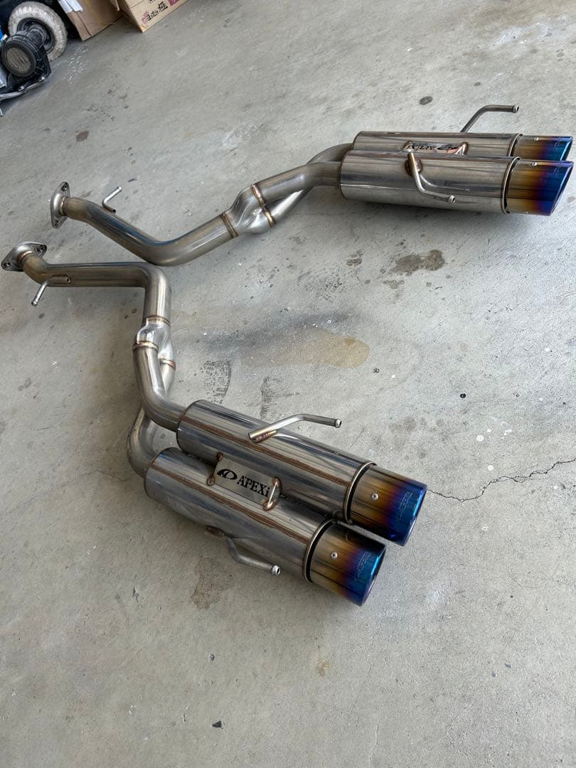 Apex ステンレス デュアルマフラー本体レクサスRC300.350.