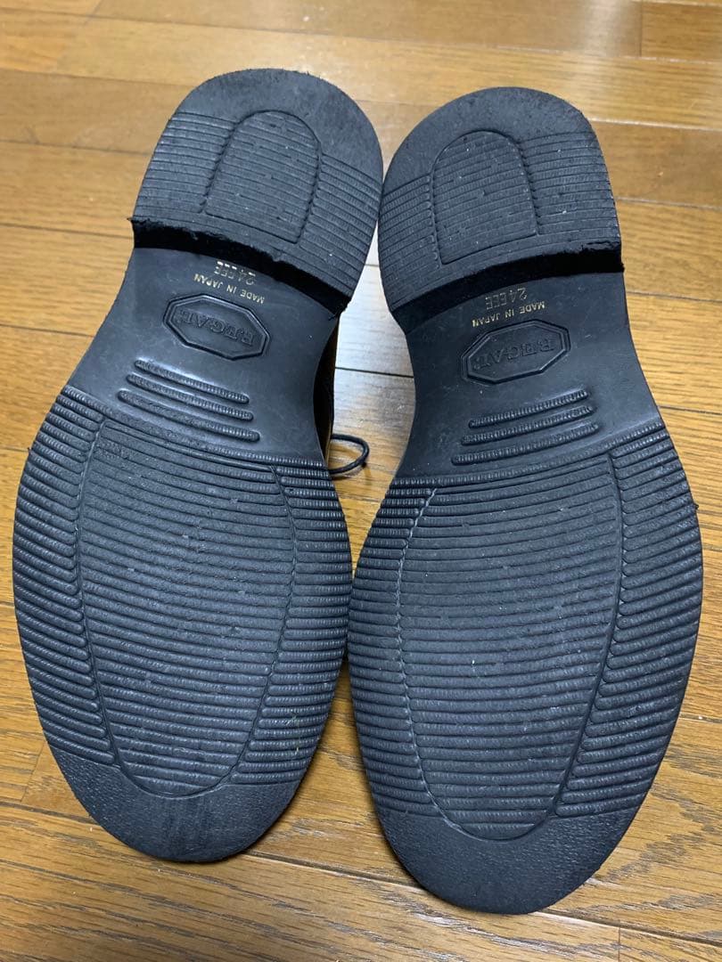 REGAL プレーントゥ JN01 ビジネスシューズ 黒 レザー 24