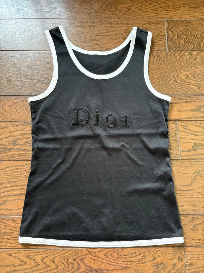 Dior ブラック タンクトップ M