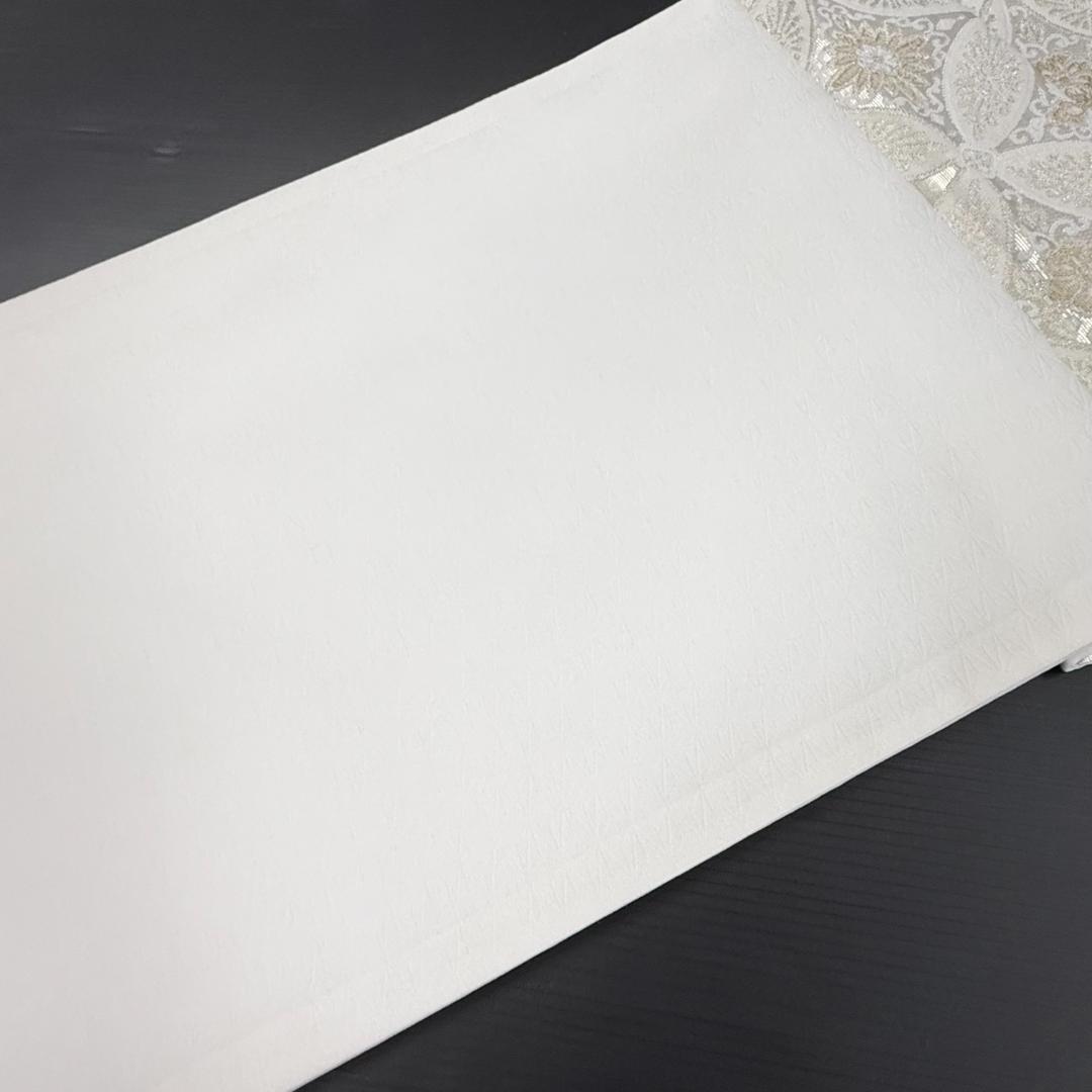 袋帯　西陣織　唐織錦　六通　七宝華紋　お仕立て込み