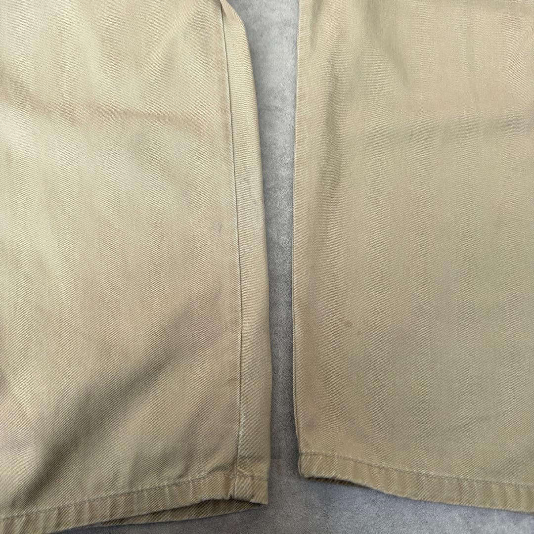 90s USA製 初期タグ ポロラルフローレン ポロチノ チノパン 34×30