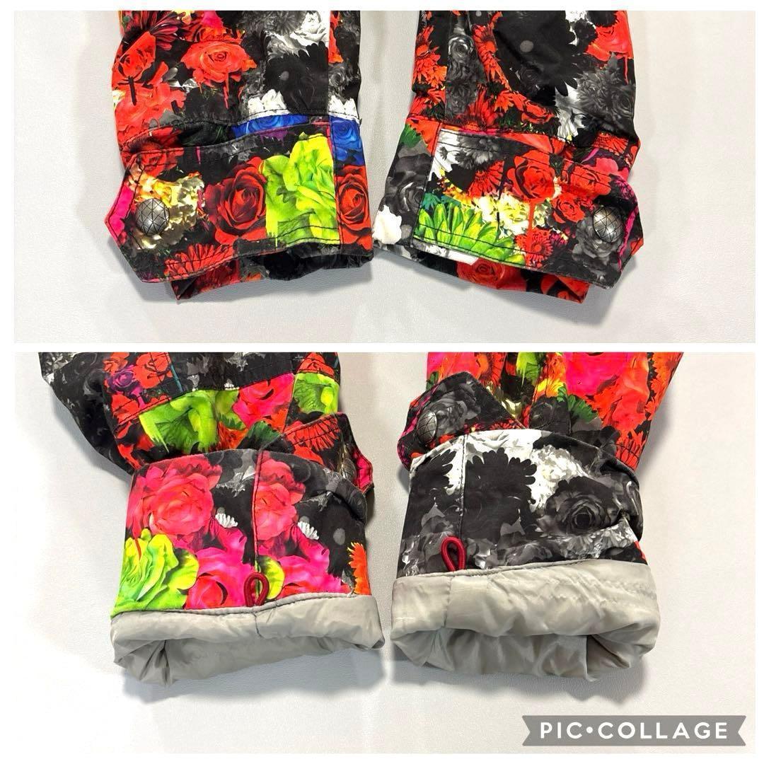 バートン　スノボジャケット　S 花柄　WB METHODJK レディース