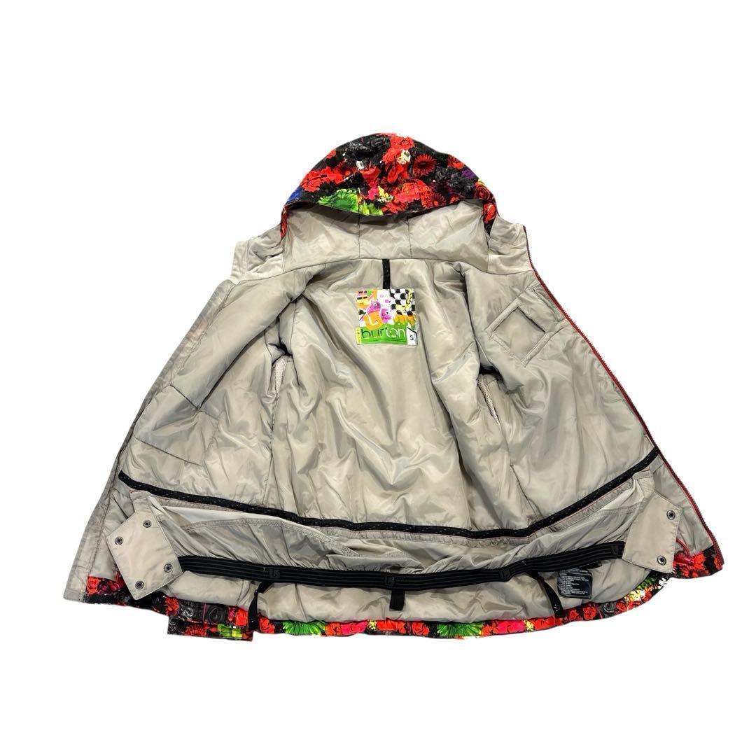 バートン　スノボジャケット　S 花柄　WB METHODJK レディース