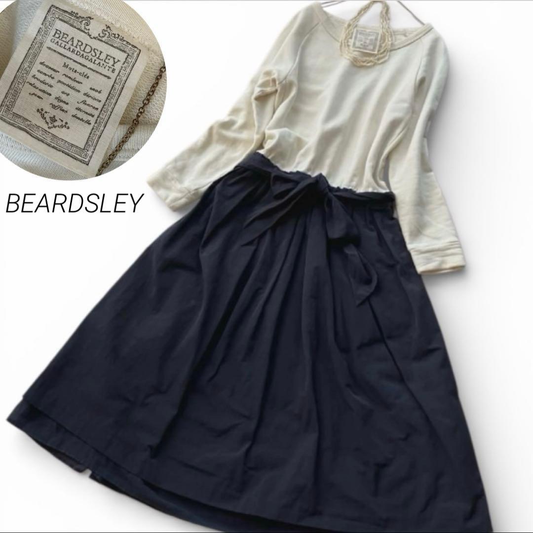 たぼわんこさま　ビアズリー BEARDSLEY ドッキング ワンピース フレア