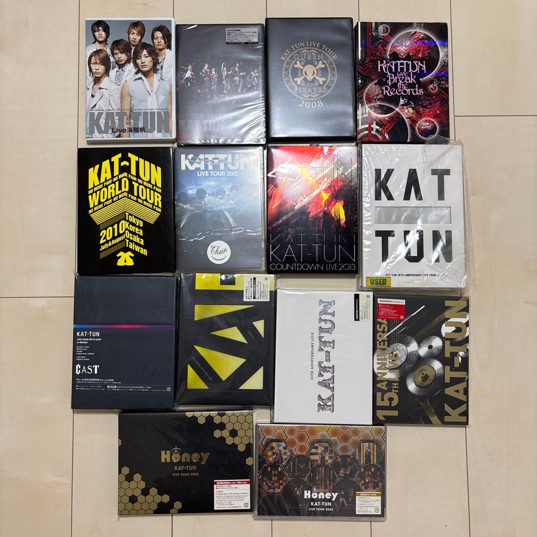 KAT-TUN ライブ円盤14枚セット