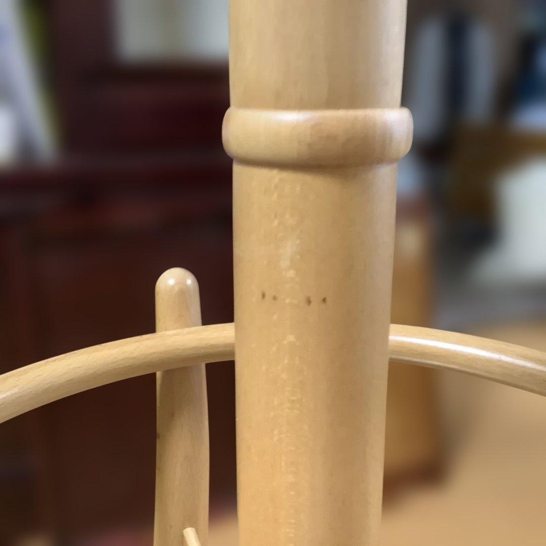 ポールハンガー　コート掛け　コートハンガー　傘立て　帽子ハンガー　玄関　木製