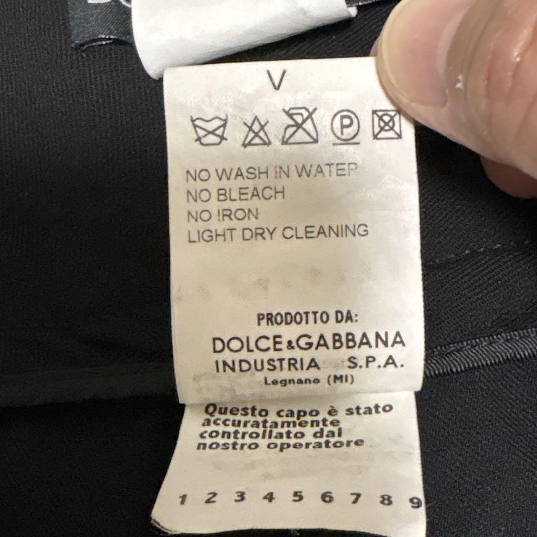 高級　ドルチェ&ガッバーナ プリーツ　フレアパンツ ブラック　38