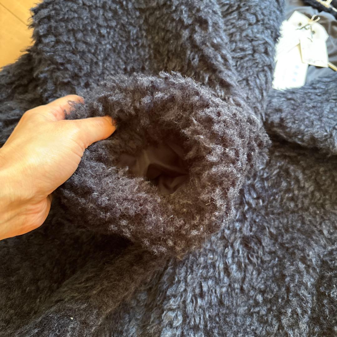 Nokko　スリードッツ　エコペルファーショートコート