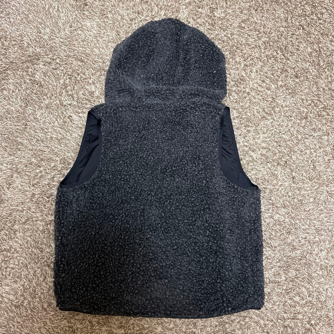 ★Orcival フード付きベスト France 1 ダークグレー★