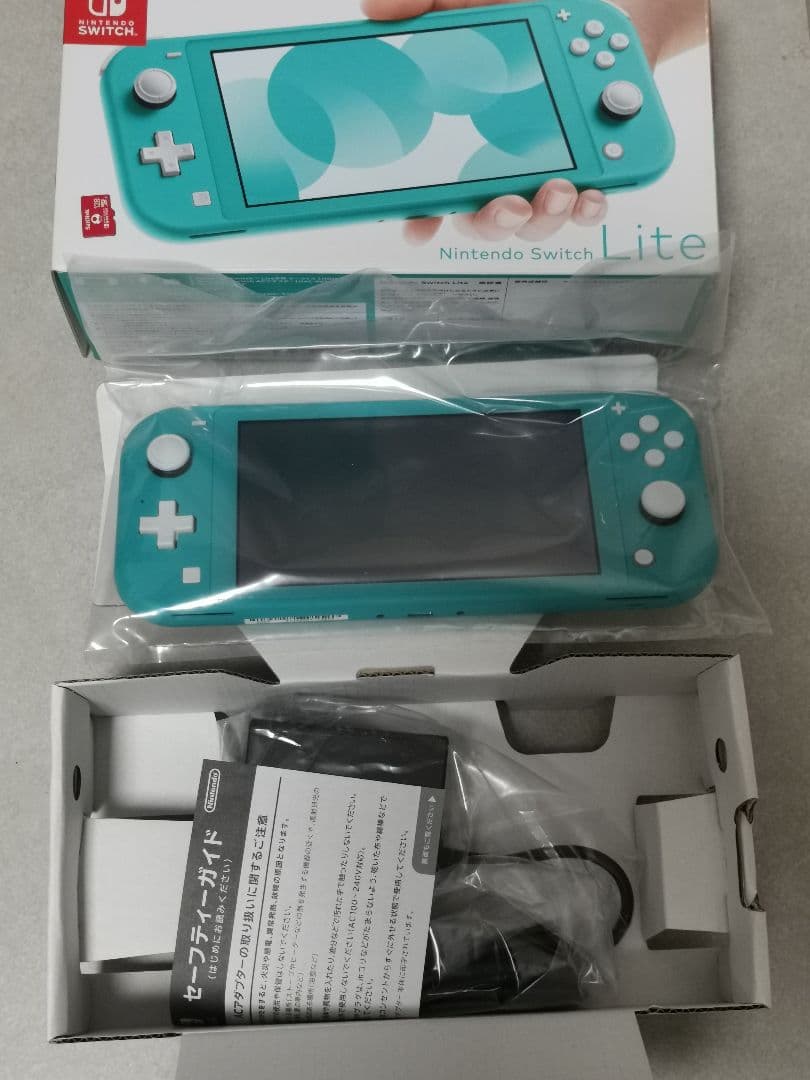 Nintendo Switch Lite ターコイズ （背面にクリップ付き）