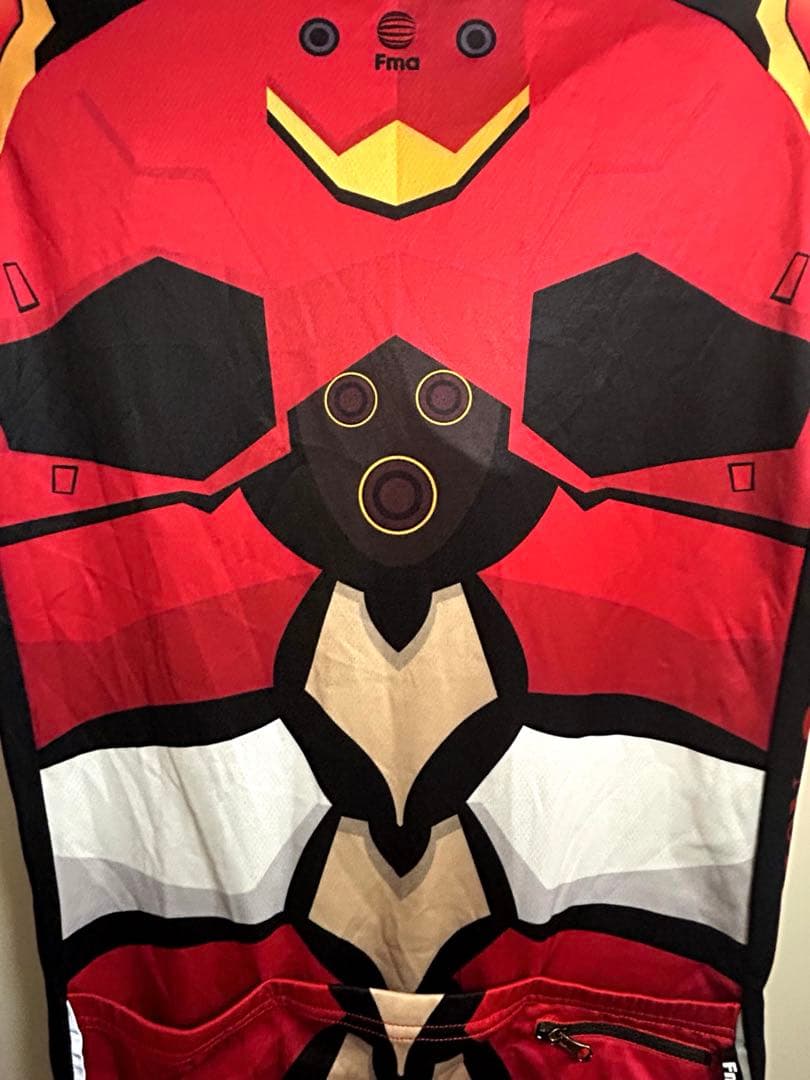 エヴァンゲリヲン新劇場版　サイクルジャージ　弐号機　おそらくM サンボルト