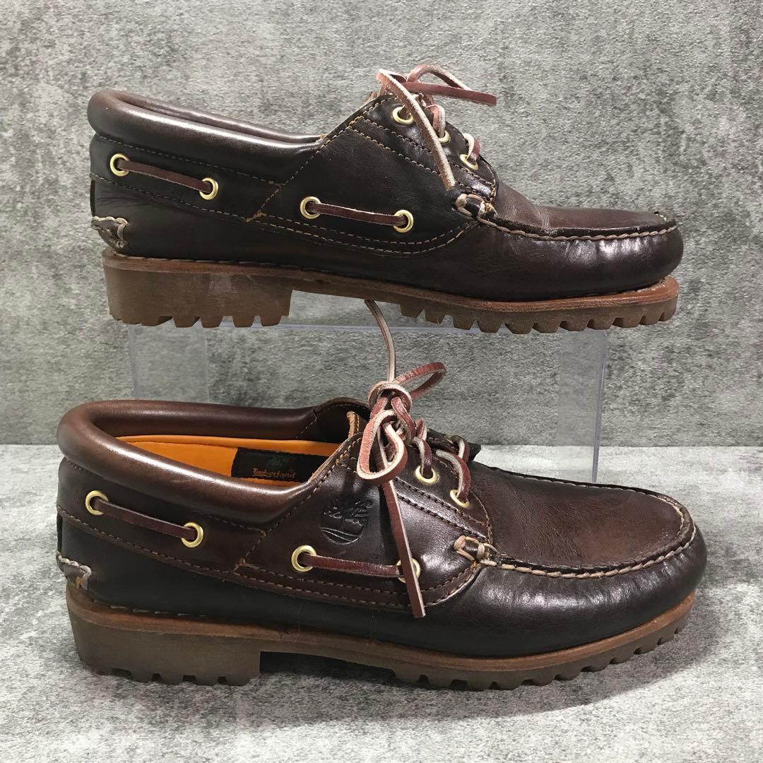 美品　ティンバーランド 3EYE デッキシューズ 30003 25cm 茶