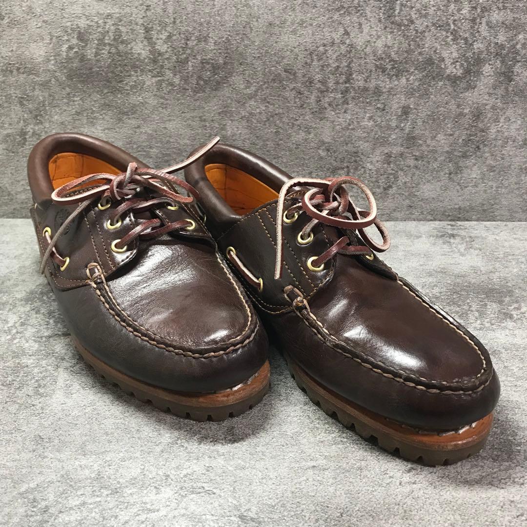 美品　ティンバーランド 3EYE デッキシューズ 30003 25cm 茶
