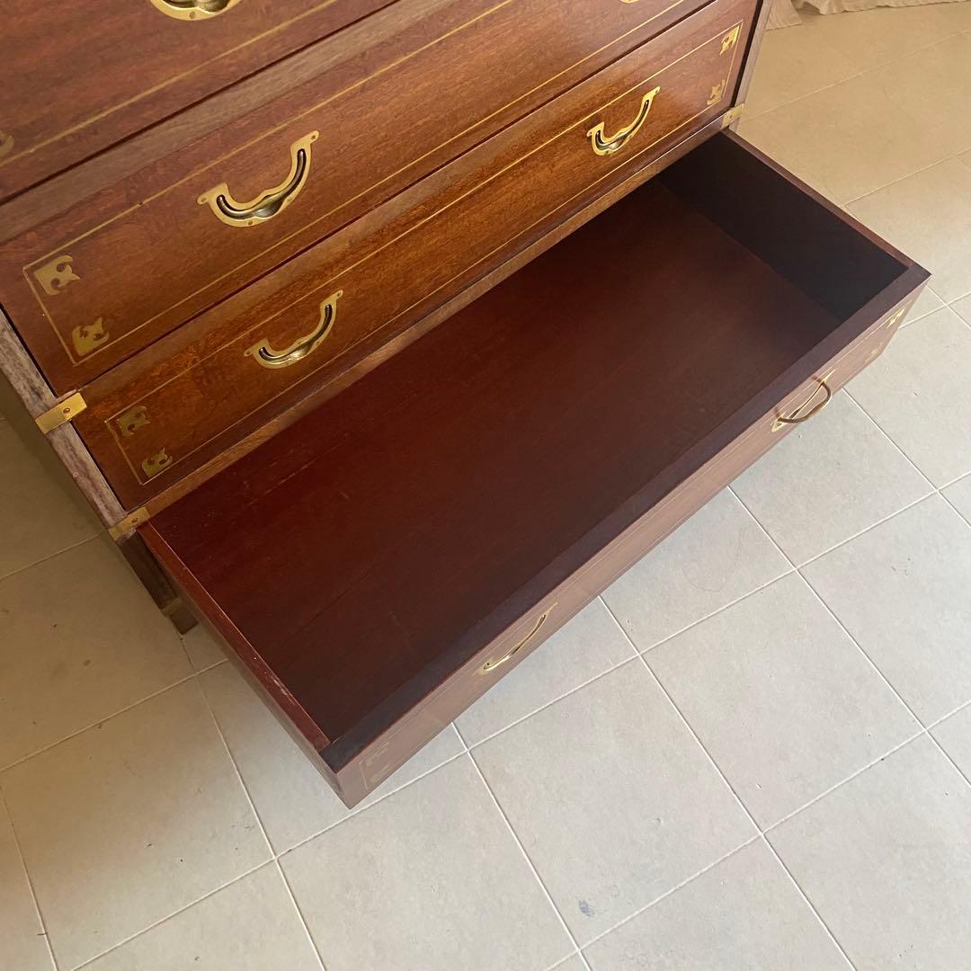 アンティーク　チェスト　ヨーロピアン　象嵌　イギリス　英国　モダン　北欧　棚