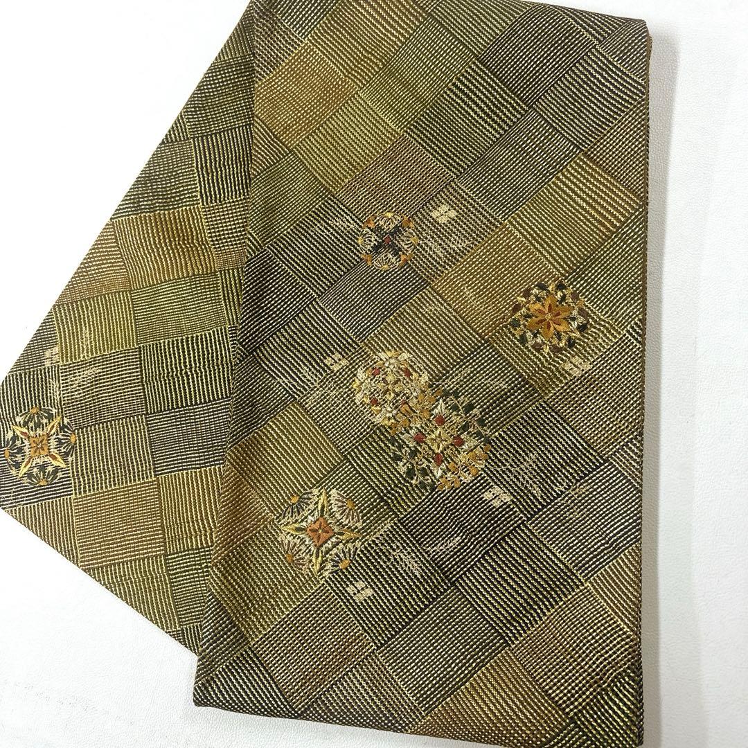 専用帯6032 5158 二点セット●ひなや工房 伊豆蔵明彦 高級 正絹 刺繍