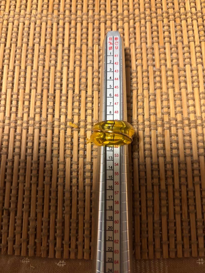 バカラ　Baccarat コキアージュ　イエローリング