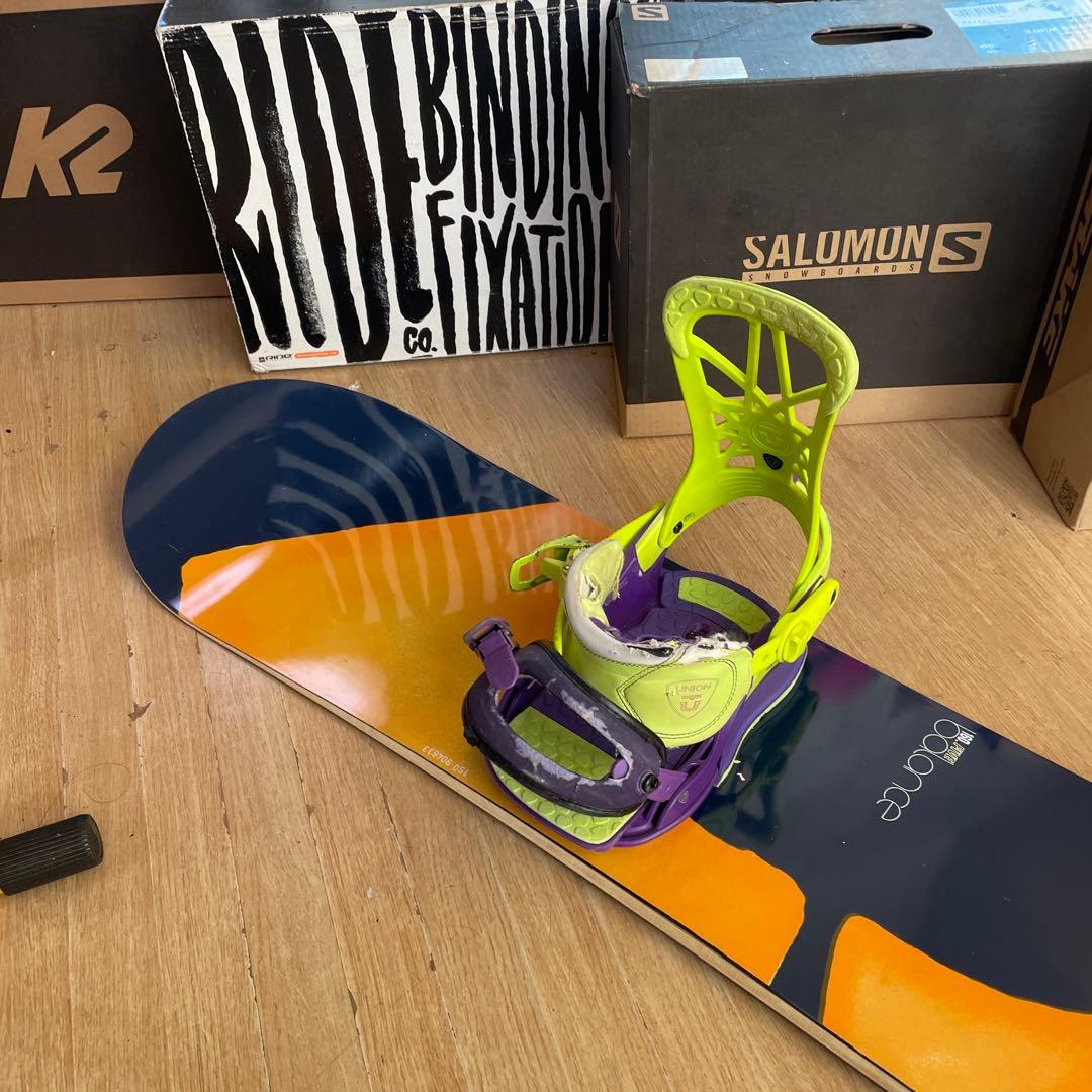 BURTON×UNION　バイン付きスノーボードセット　テリエモデル　バートン