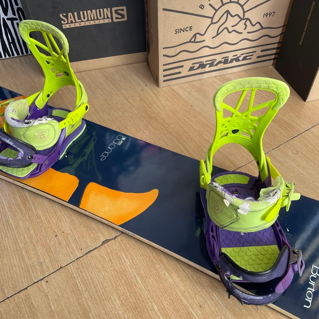 BURTON×UNION　バイン付きスノーボードセット　テリエモデル　バートン