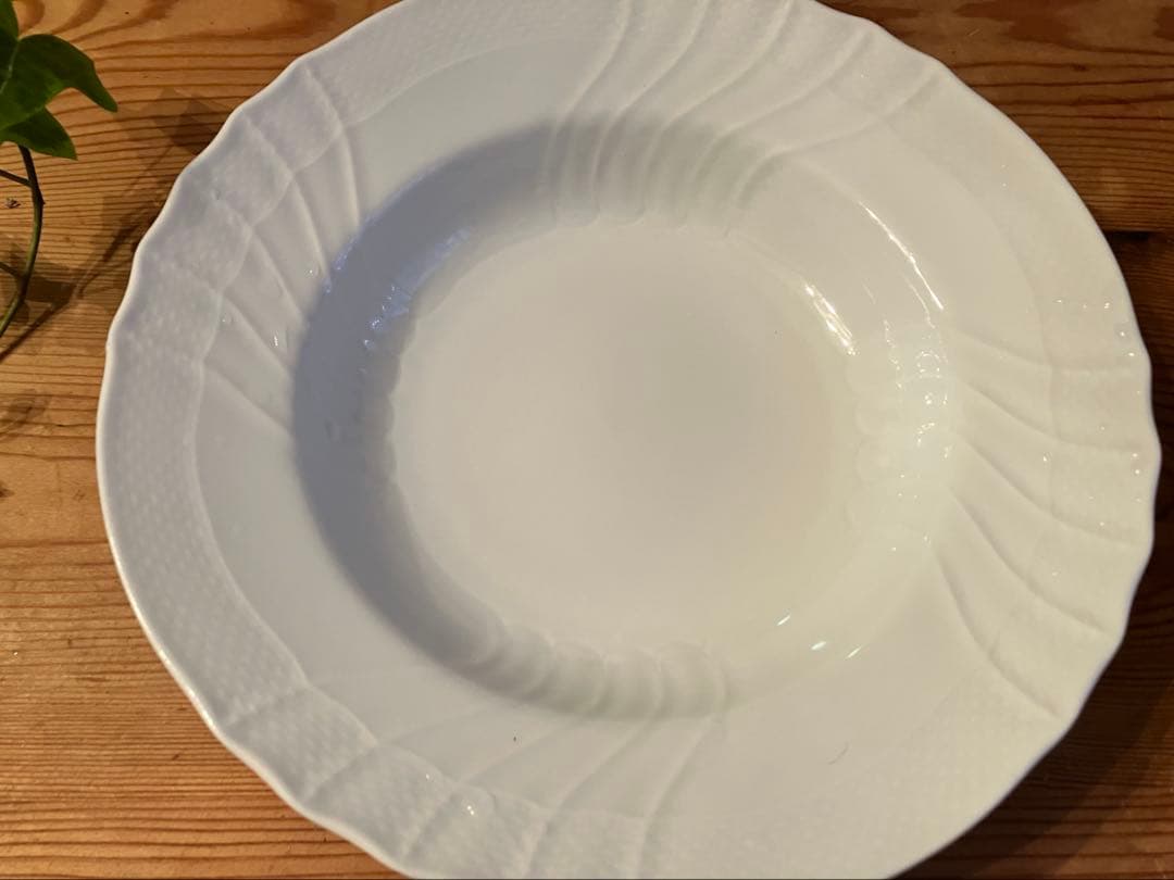 ジノリ　ベッキオホワイト　20スーププレート×2