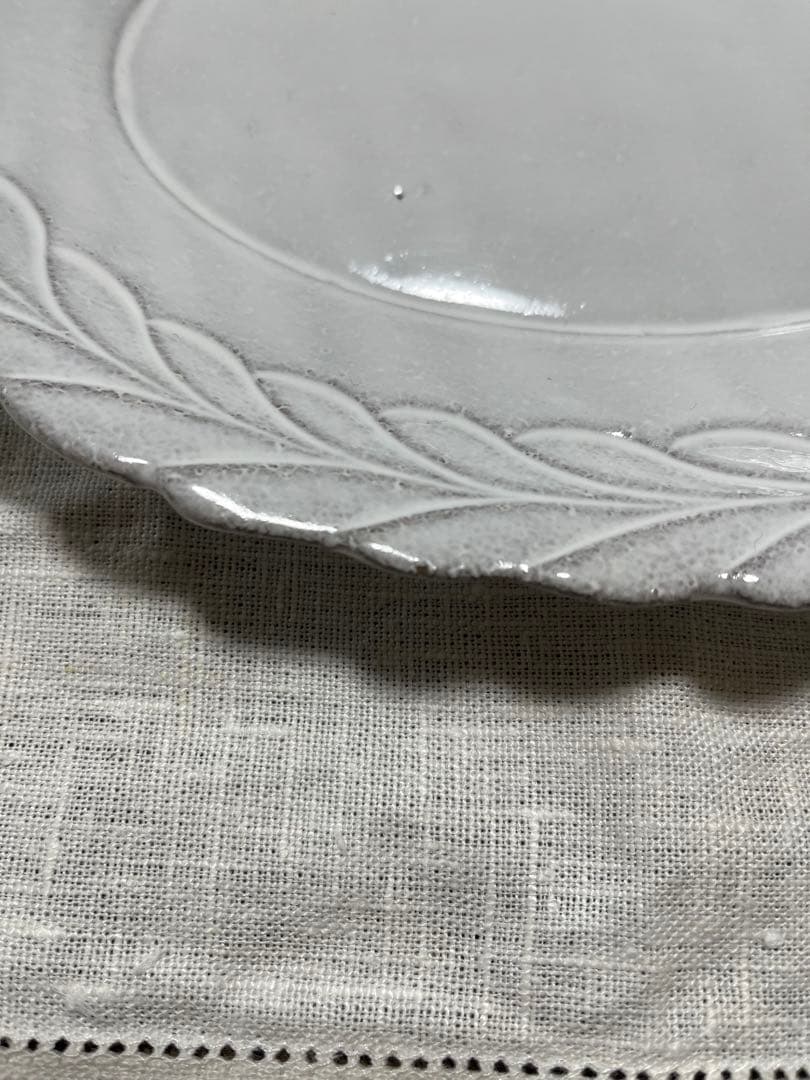 Astier de Villatte アスティエ ローリエオーバルプレート