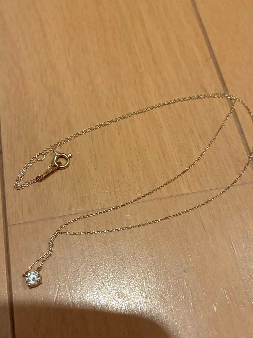 ＊*N様 ツツミ　K18イエローゴールドダイヤモンドネックレス