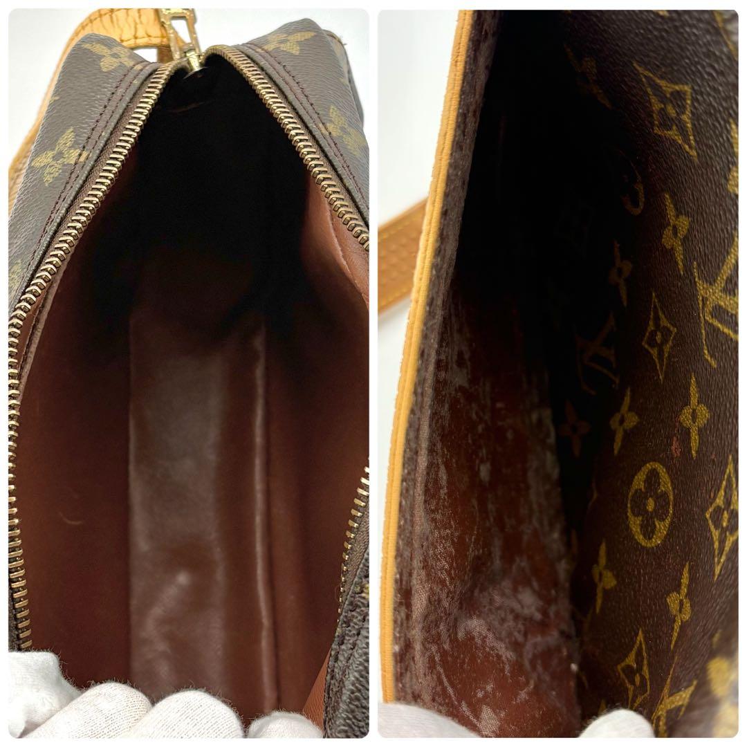 VUITTON　ショルダーバック　斜め掛け　ジュヌフィーユ　PVC　モノグラム