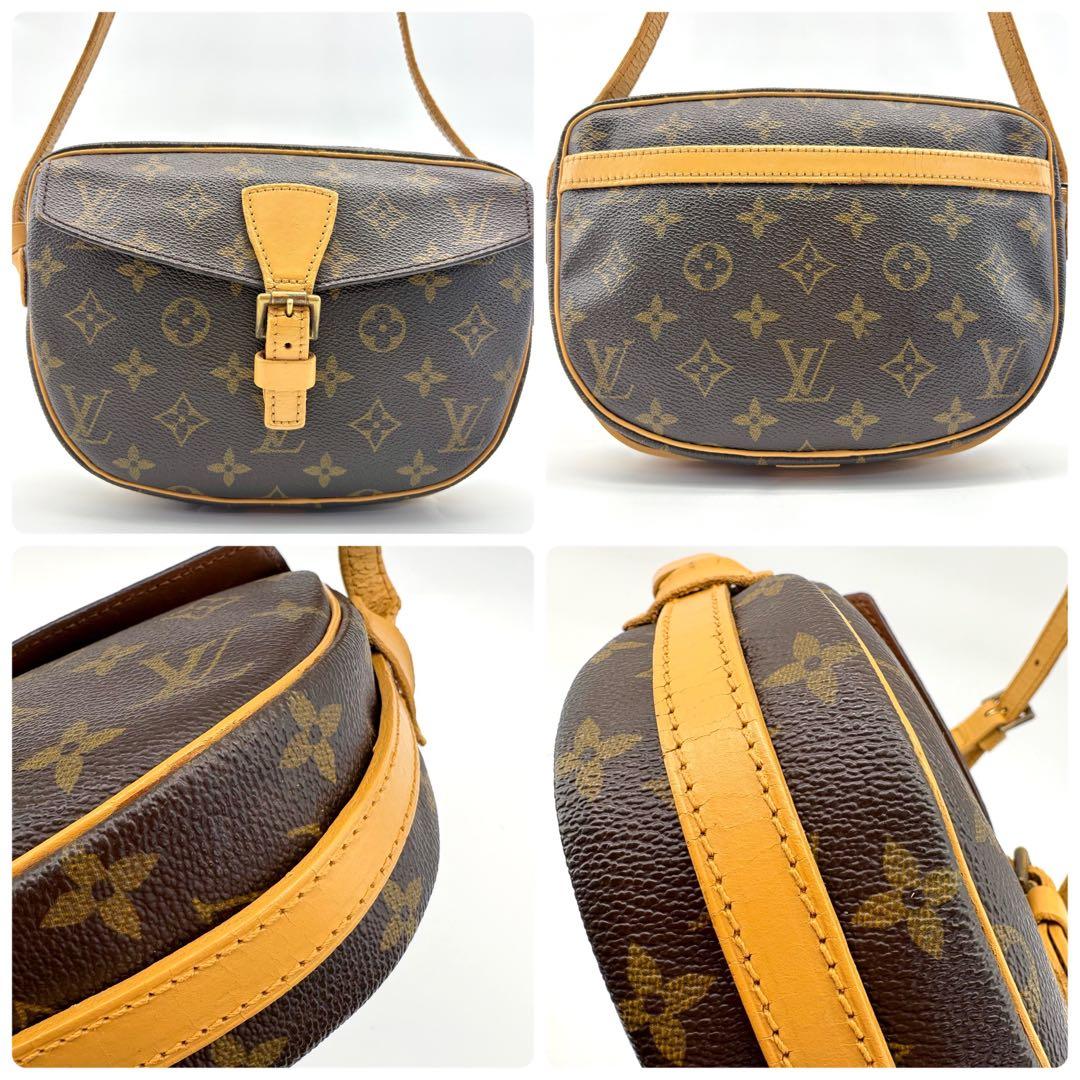 VUITTON　ショルダーバック　斜め掛け　ジュヌフィーユ　PVC　モノグラム