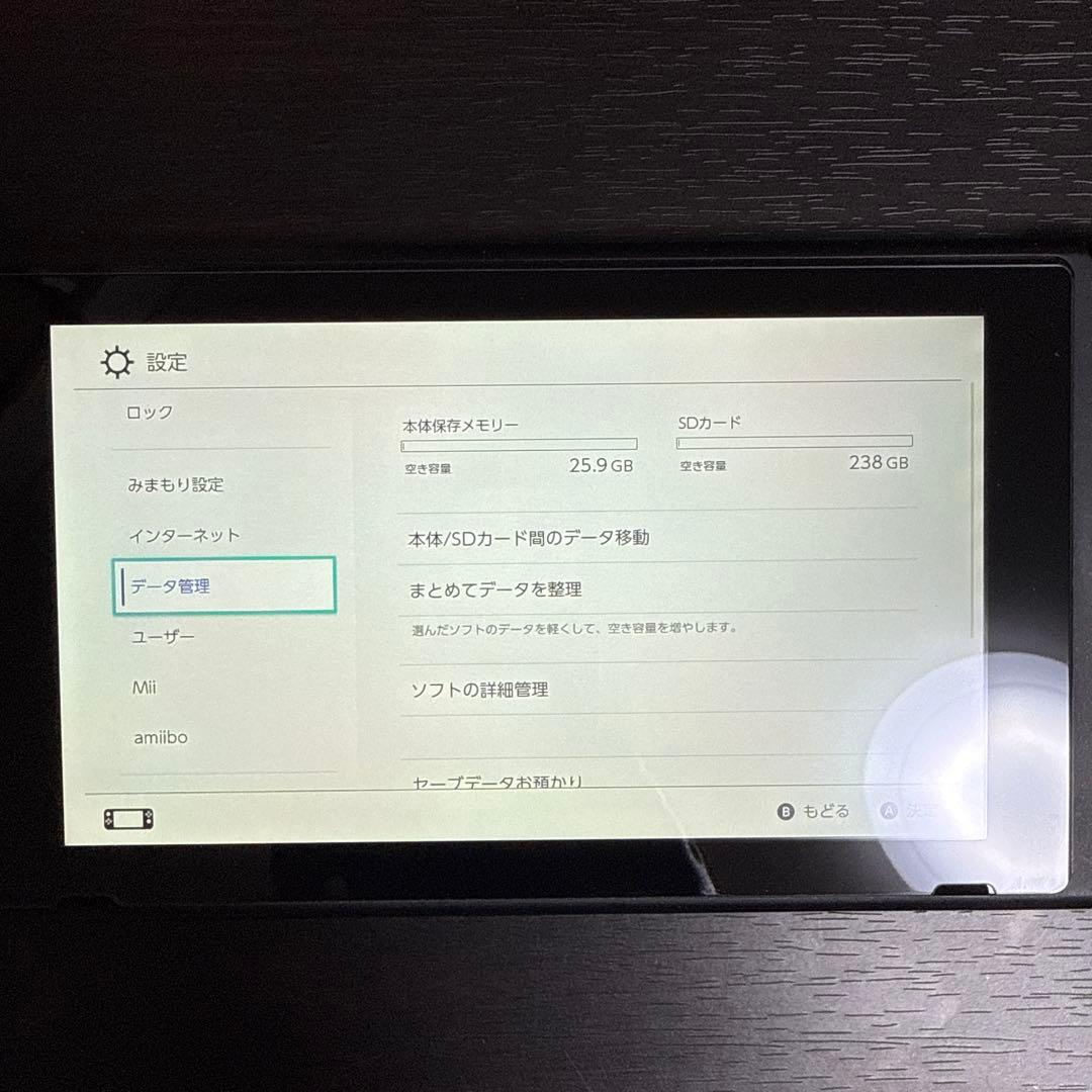 Nintendo Switch 本体 初期型 microSD 256GB付き