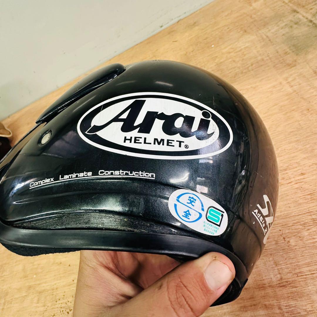 Arai SZ-α Lサイズ ジェットヘルメット ブラック