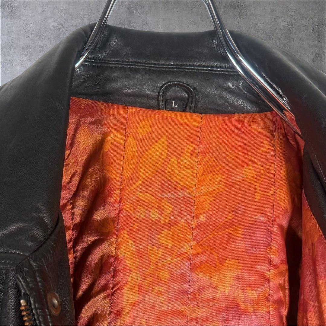 90's VINTAGE A-2 フライトジャケット イタリア製ラムレザー L