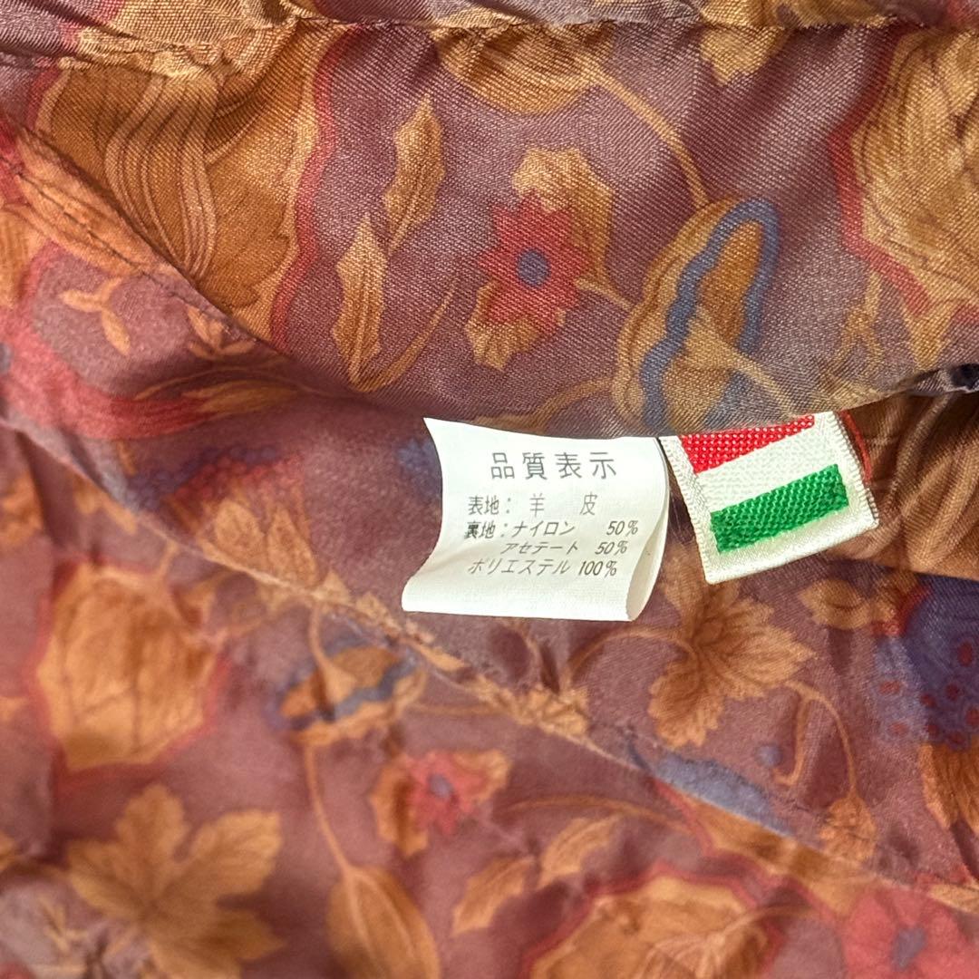 90's VINTAGE A-2 フライトジャケット イタリア製ラムレザー L