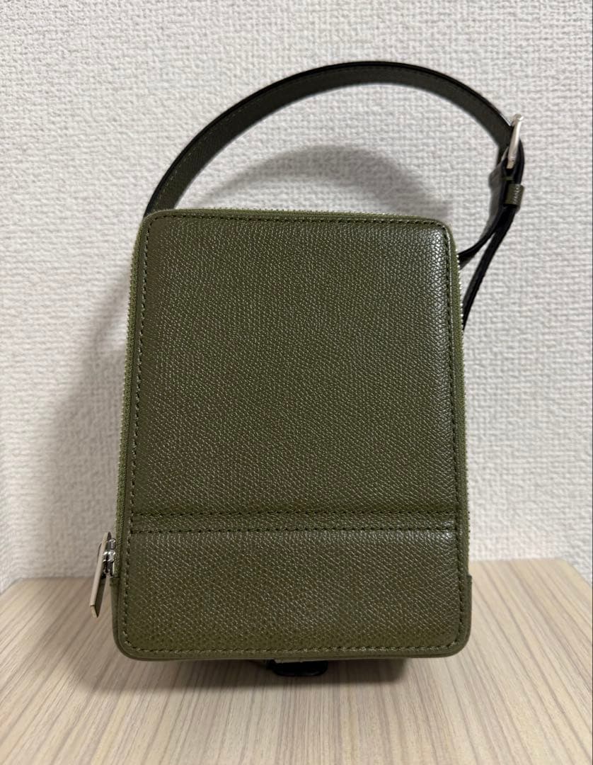 Valextra オリーブグリーン トリックトラック