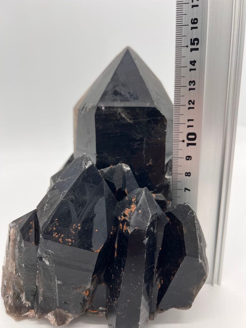 【週末限定値引き中】モリオン原石 スモーキークォーツ 黒水晶 クラスター 2kg