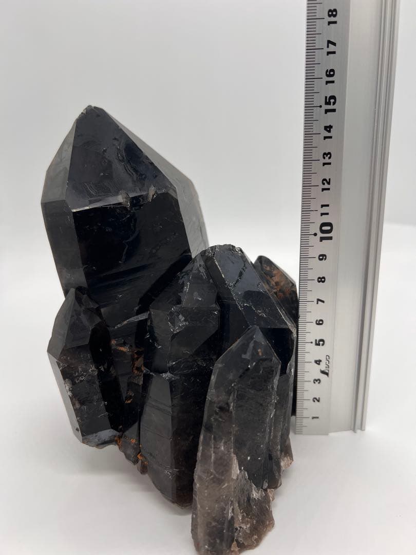【週末限定値引き中】モリオン原石 スモーキークォーツ 黒水晶 クラスター 2kg