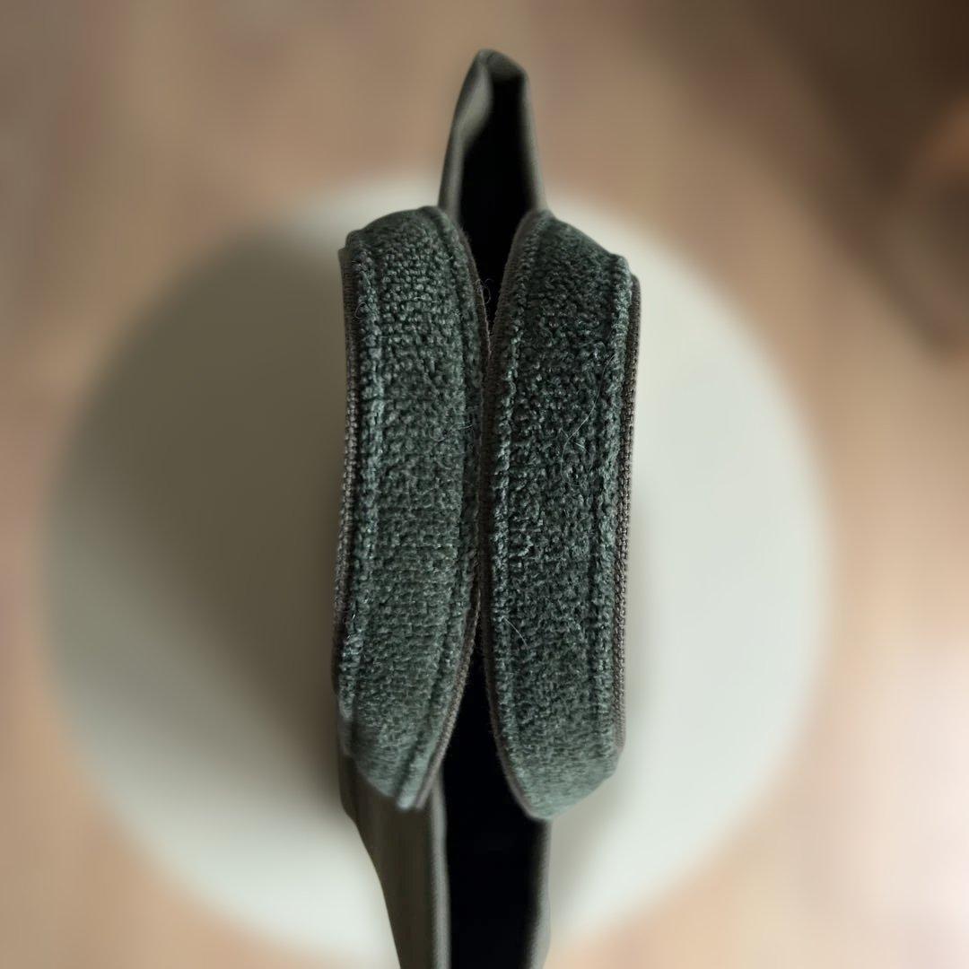 オールドテディ ワッペントートバッグ (小) ダークグリーン