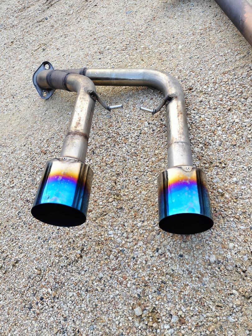 [値下げ中]コペン L880K モリモリ管60φマフラー　ストレート　ステンレス