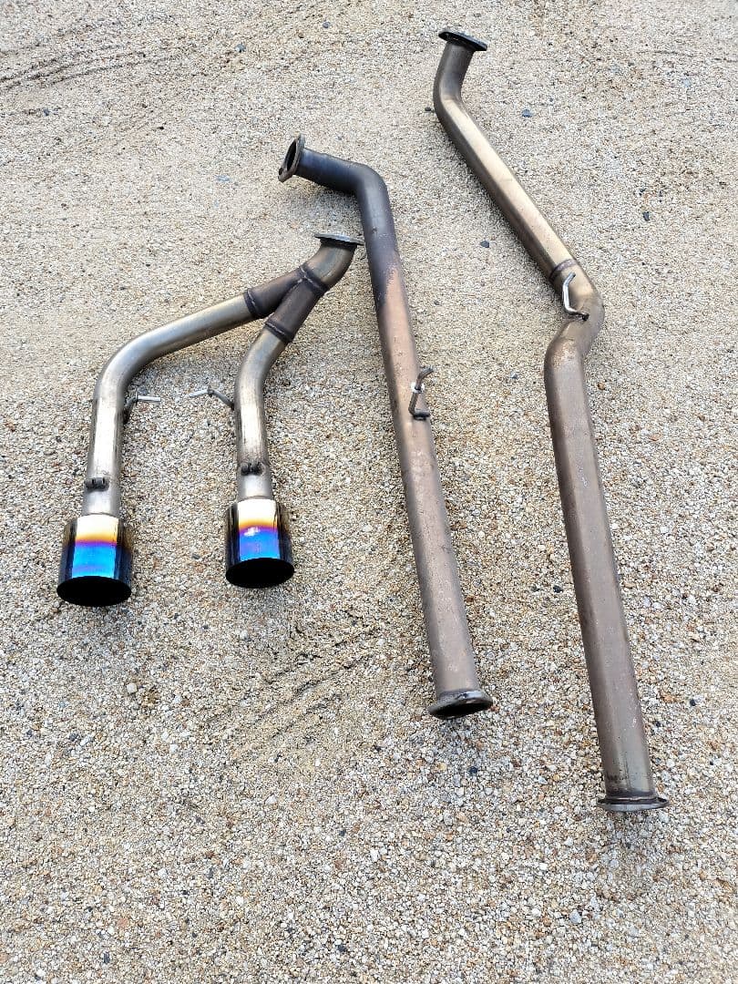 [値下げ中]コペン L880K モリモリ管60φマフラー　ストレート　ステンレス