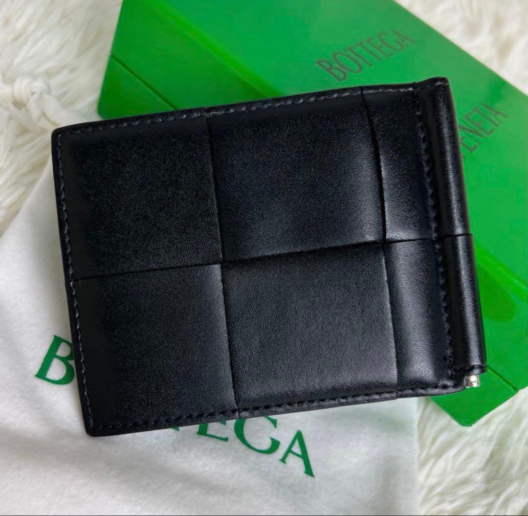 BOTTEGA VENETA ブラックマネークリップ