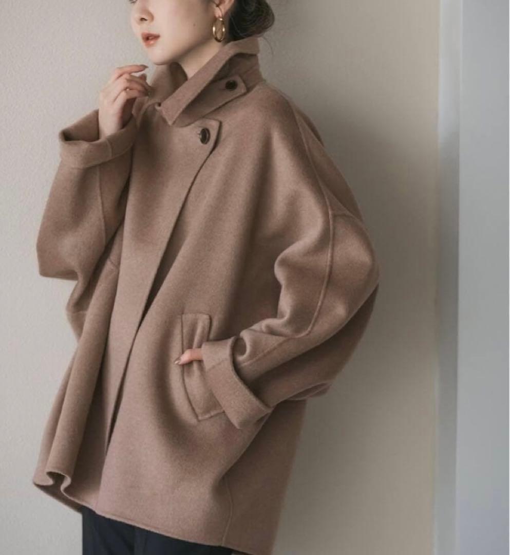 super160 ドルマンショートコート38