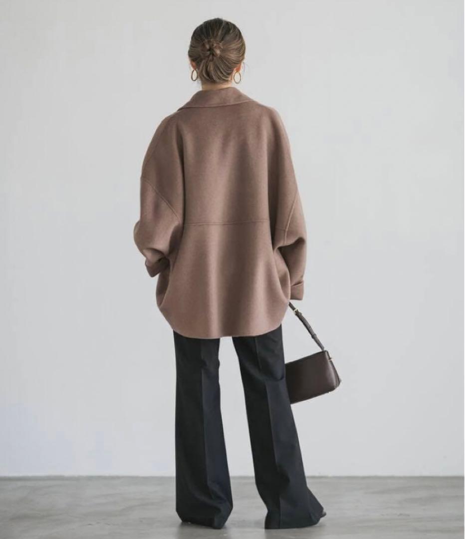 super160 ドルマンショートコート38