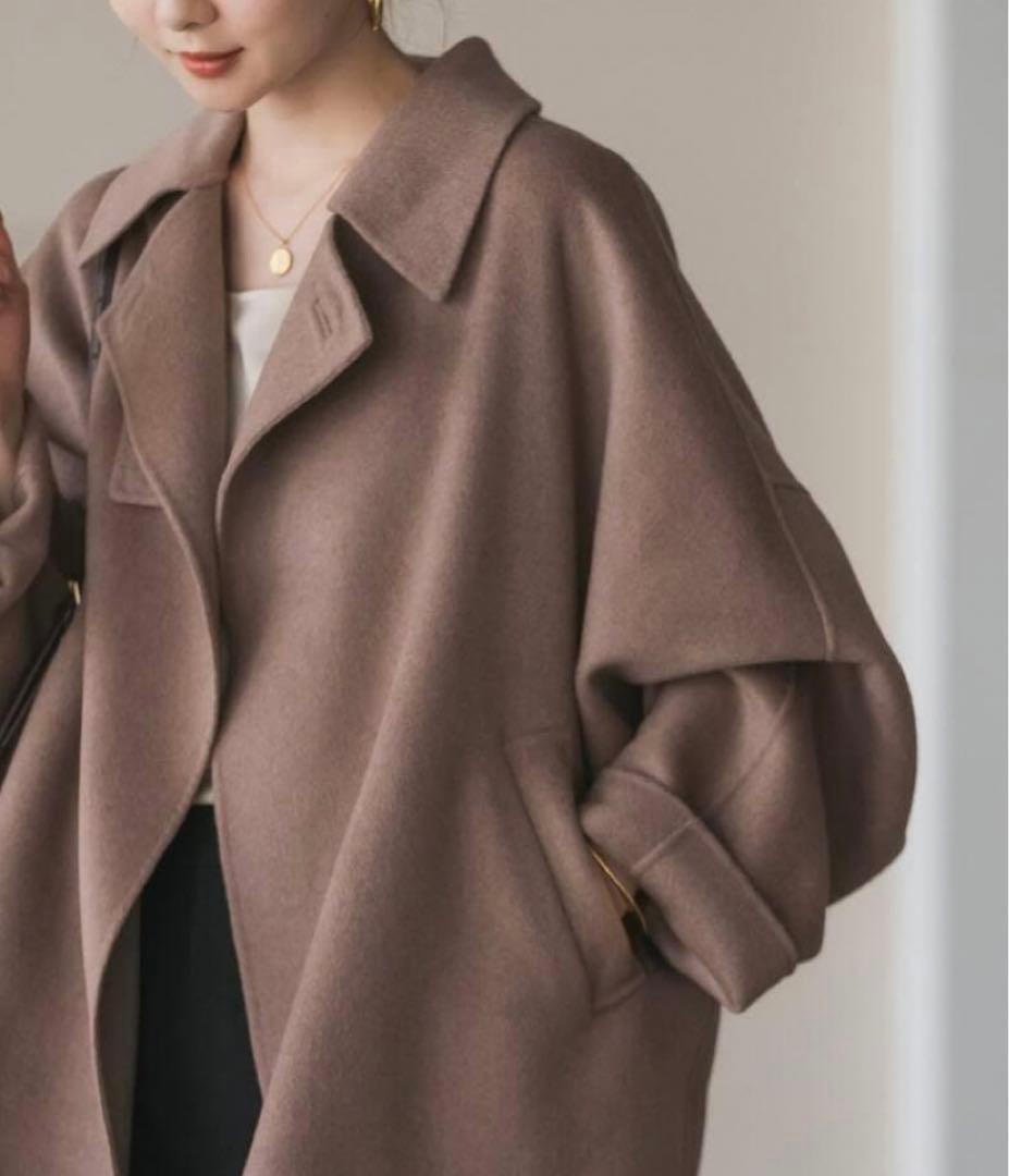 super160 ドルマンショートコート38