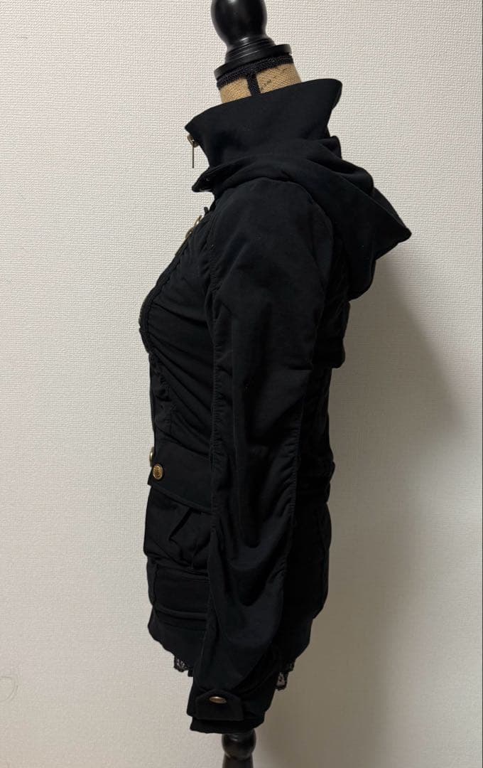 y2k 00s❤︎ ギミック グランジ クシュクシュパーカー